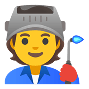 🧑‍🏭 Emoji Trabajador de fábrica en Google Android 12.0.