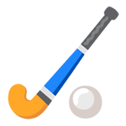 Emoji 🏑 Hockey Su Prato su Google Android 12.0.