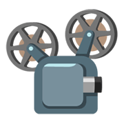Emoji 📽️ Proiettore Cinematografico su Google Android 12.0.