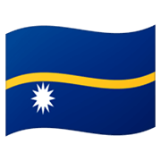 🇳🇷 Emoji Bandera: Nauru en Google Android 12.0.