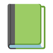 📗 Emoji grünes Buch Google Android 12.0.