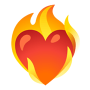 ❤️‍🔥 Emoji Corazón en el fuego en Google Android 12.0.