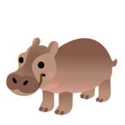 Émoji 🦛 Hippopotame sur Google Android 12.0.