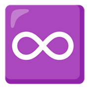Emoji ♾️ Simbolo Dell’infinito su Google Android 12.0.