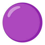 Émoji 🟣 Disque Violet sur Google Android 12.0.