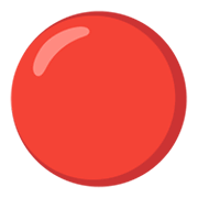 🔴 Emoji Círculo Rojo Grande en Google Android 12.0.