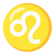 Emoji ♌ Segno Zodiacale Del Leone su Google Android 12.0.
