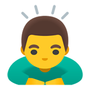 🙇‍♂️ Emoji Homem Fazendo Reverência na Google Android 12.0.
