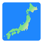 Emoji 🗾 Mappa Del Giappone su Google Android 12.0.