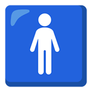 Emoji 🚹 Simbolo Del Bagno Degli Uomini su Google Android 12.0.
