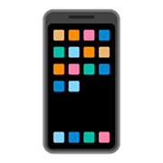Emoji 📱 Telefono Cellulare su Google Android 12.0.