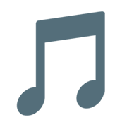 Émoji 🎵 Note De Musique sur Google Android 12.0.