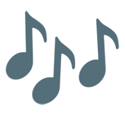 Emoji 🎶 Note Musicali su Google Android 12.0.