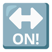 Emoji 🔛 Freccia ON su Google Android 12.0.