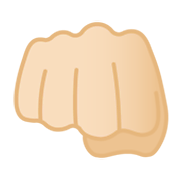 Emoji 👊🏻 Pugno Chiuso: Carnagione Chiara su Google Android 12.0.