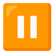 Emoji ⏸️ Pulsante Pausa su Google Android 12.0.