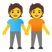 Emoji 🧑‍🤝‍🧑 Persone Che Si Tengono Per Mano su Google Android 12.0.