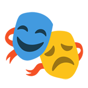 Emoji 🎭 Maschere su Google Android 12.0.