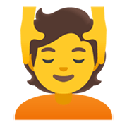 💆 Emoji Pessoa Recebendo Massagem Facial na Google Android 12.0.