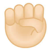 Emoji ✊🏻 Pugno: Carnagione Chiara su Google Android 12.0.