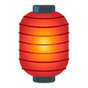 🏮 Emoji Lanterna Vermelha De Papel na Google Android 12.0.