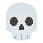 Émoji 💀 Crâne sur Google Android 12.0.