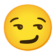 Emoji 😏 Faccina Con Sorrisetto su Google Android 12.0.