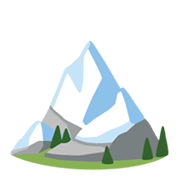 🏔️ Emoji Montaña Con Nieve en Google Android 12.0.