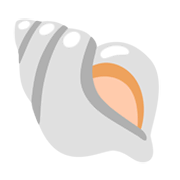Émoji 🐚 Coquille En Spirale sur Google Android 12.0.