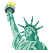 Emoji 🗽 Statua Della Libertà su Google Android 12.0.