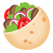 Emoji 🥙 Pita Farcita su Google Android 12.0.