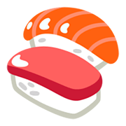 Emoji 🍣 Sushi su Google Android 12.0.