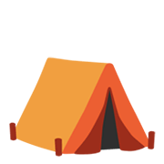 Emoji ⛺ Tenda su Google Android 12.0.