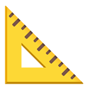 📐 Emoji Régua Triangular na Google Android 12.0.