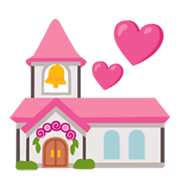 Emoji 💒 Chiesa Per Matrimonio su Google Android 12.0.