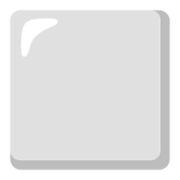 Emoji ⬜ Quadrato Bianco Grande su Google Android 12.0.