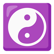Emoji ☯️ Yin E Yang su Google Android 12.0.