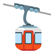 Émoji 🚡 Tramway Aérien sur Google Android 12L.