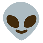👽 Emoji Außerirdischer Google Android 12L.