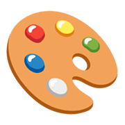 Emoji 🎨 Tavolozza Dei Colori su Google Android 12L.