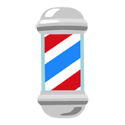 💈 Emoji Barbershop-Säule Google Android 12L.