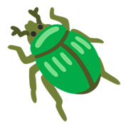 🪲 Emoji Escarabajo en Google Android 12L.