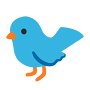 Emoji 🐦 Uccello su Google Android 12L.