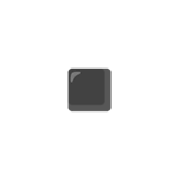 Emoji ▪️ Quadrato Nero Piccolo su Google Android 12L.