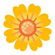 🌼 Emoji Flor en Google Android 12L.