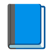 📘 Emoji Libro Azul en Google Android 12L.