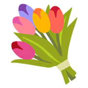💐 Emoji Blumenstrauß Google Android 12L.