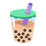 Emoji 🧋 Bubble Tea su Google Android 12L.