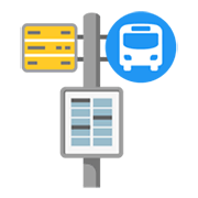 🚏 Emoji Parada De Autobús en Google Android 12L.