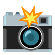 Emoji 📸 Fotocamera Con Flash su Google Android 12L.